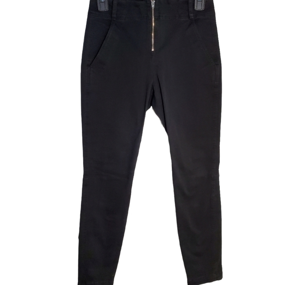 𝅺a.l.c. Skinny Zip Up and Zip Leg Black Pants